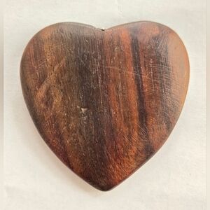 Wooden Heart Boho Pendant